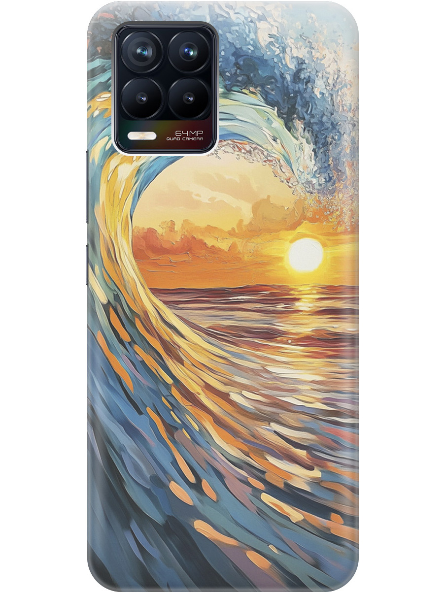 Силиконовый чехол на Realme 8/8 Pro с принтом "Волна и закат", Прозрачный;желтый;синий, 732494041
Силиконовый чехол на Realme 8/8 Pro с принтом "Волна и закат", Прозрачный;желтый;синий, 732494041