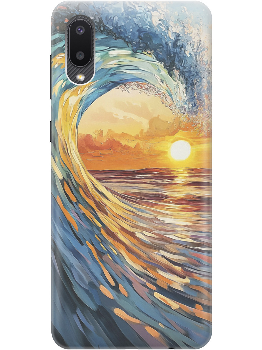 Силиконовый чехол на Samsung Galaxy A02 с принтом "Волна и закат", Прозрачный;желтый;синий, 724352141
Силиконовый чехол на Samsung Galaxy A02 с принтом "Волна и закат", Прозрачный;желтый;синий, 724352141