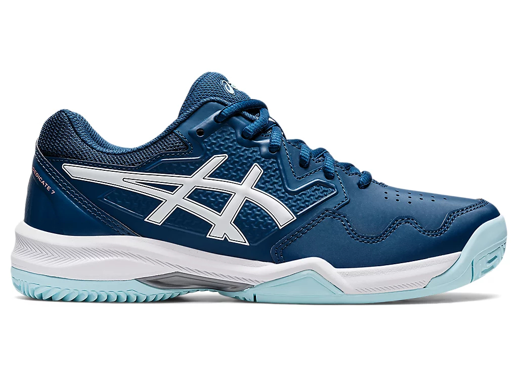 фото Кроссовки женские asics gel-dedicate 7 clay синие 5.5 us