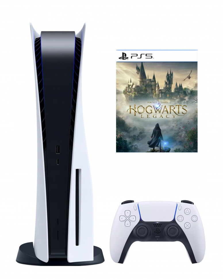 Игровая приставка Sony PlayStation 5 (3-ревизия)+Hogwarts Legacy, Белый;черный, 3-00/3-18
Игровая приставка Sony PlayStation 5 (3-ревизия)+Hogwarts Legacy, Белый;черный, 3-00/3-18