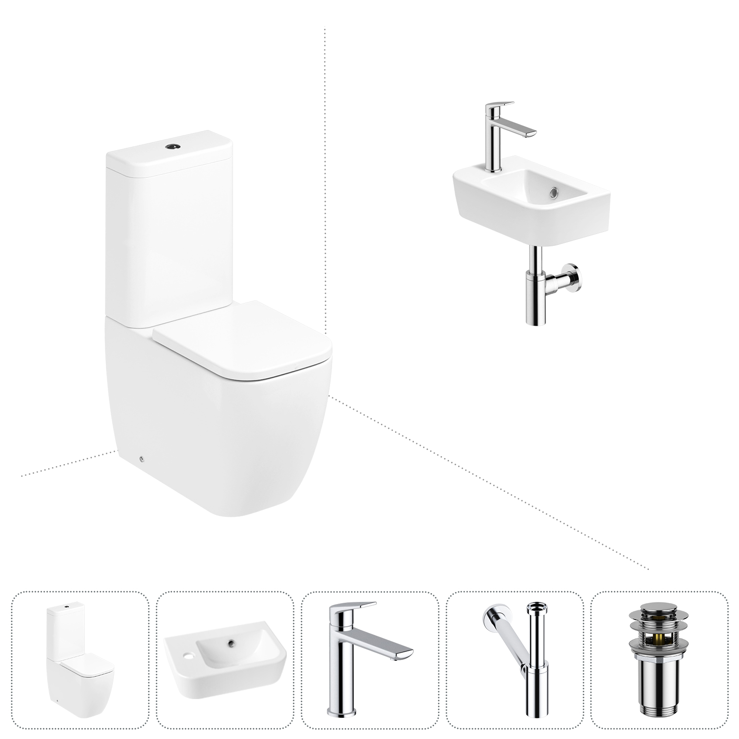 Напольный унитаз-компакт Lavinia Boho One 202008570 в наборе 5 в 1, Набор для туалета_One_33022040_левсторонняя раковина_ 5 в 1
Напольный унитаз-компакт Lavinia Boho One 202008570 в наборе 5 в 1, Набор для туалета_One_33022040_левсторонняя раковина_ 5 в 1