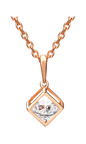 Подвеска из красного золота с фианитом PLATINA jewelry 03-2972-00-401-1110, 03-2972-00-401-1110
Подвеска из красного золота с фианитом PLATINA jewelry 03-2972-00-401-1110, 03-2972-00-401-1110