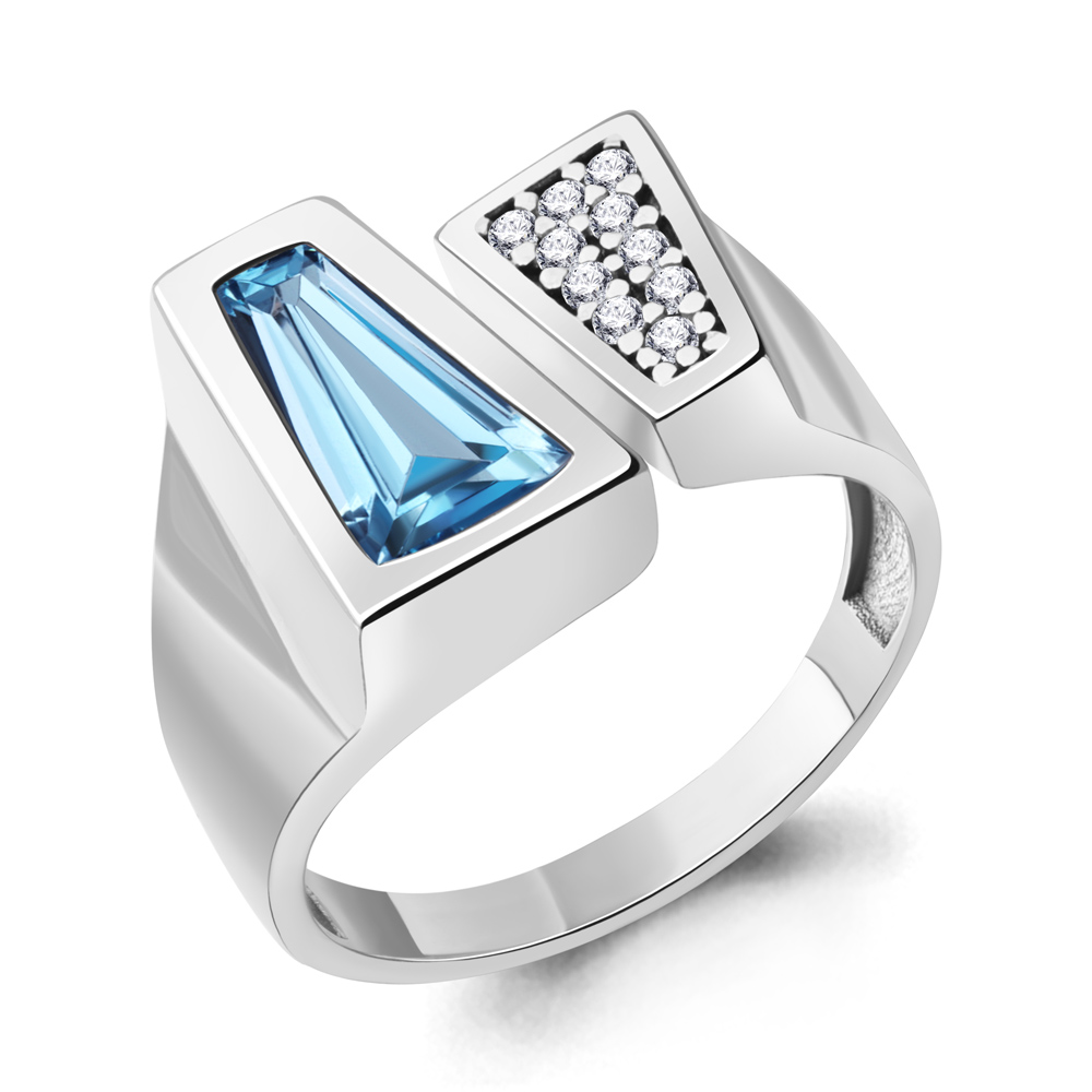 Кольцо из серебра с фианитом Aquamarine Aquamarine 6958992А_925_р р. 21, 6958992А_925_р
Кольцо из серебра с фианитом Aquamarine Aquamarine 6958992А_925_р р. 21, 6958992А_925_р