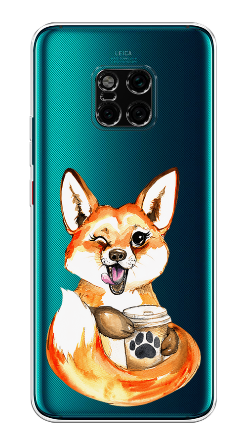 Чехол на Huawei Mate 20 Pro "Подмигивающая лиса с кофе", Оранжевый;белый;коричневый, 67050-4
Чехол на Huawei Mate 20 Pro "Подмигивающая лиса с кофе", Оранжевый;белый;коричневый, 67050-4