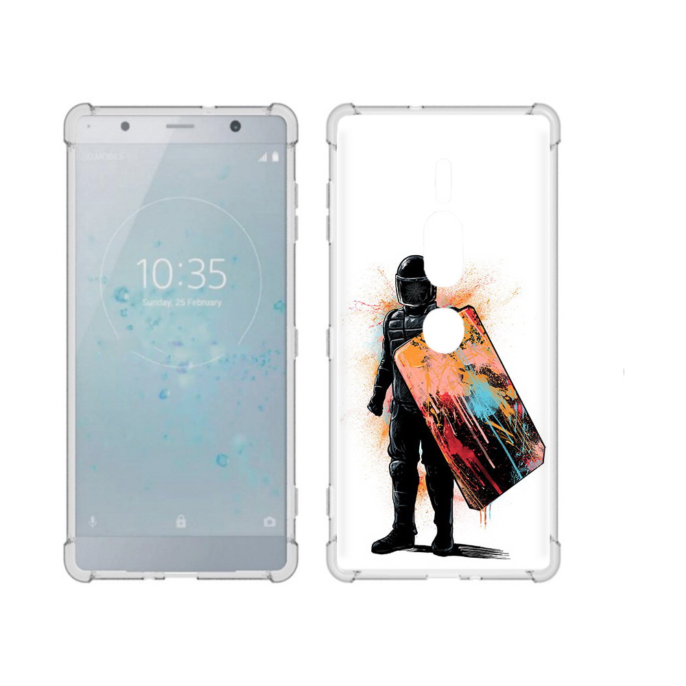 Чехол MyPads Tocco для Sony Xperia XZ2 Premium солдат с красочным щитом, Прозрачный, Tocco
Чехол MyPads Tocco для Sony Xperia XZ2 Premium солдат с красочным щитом, Прозрачный, Tocco