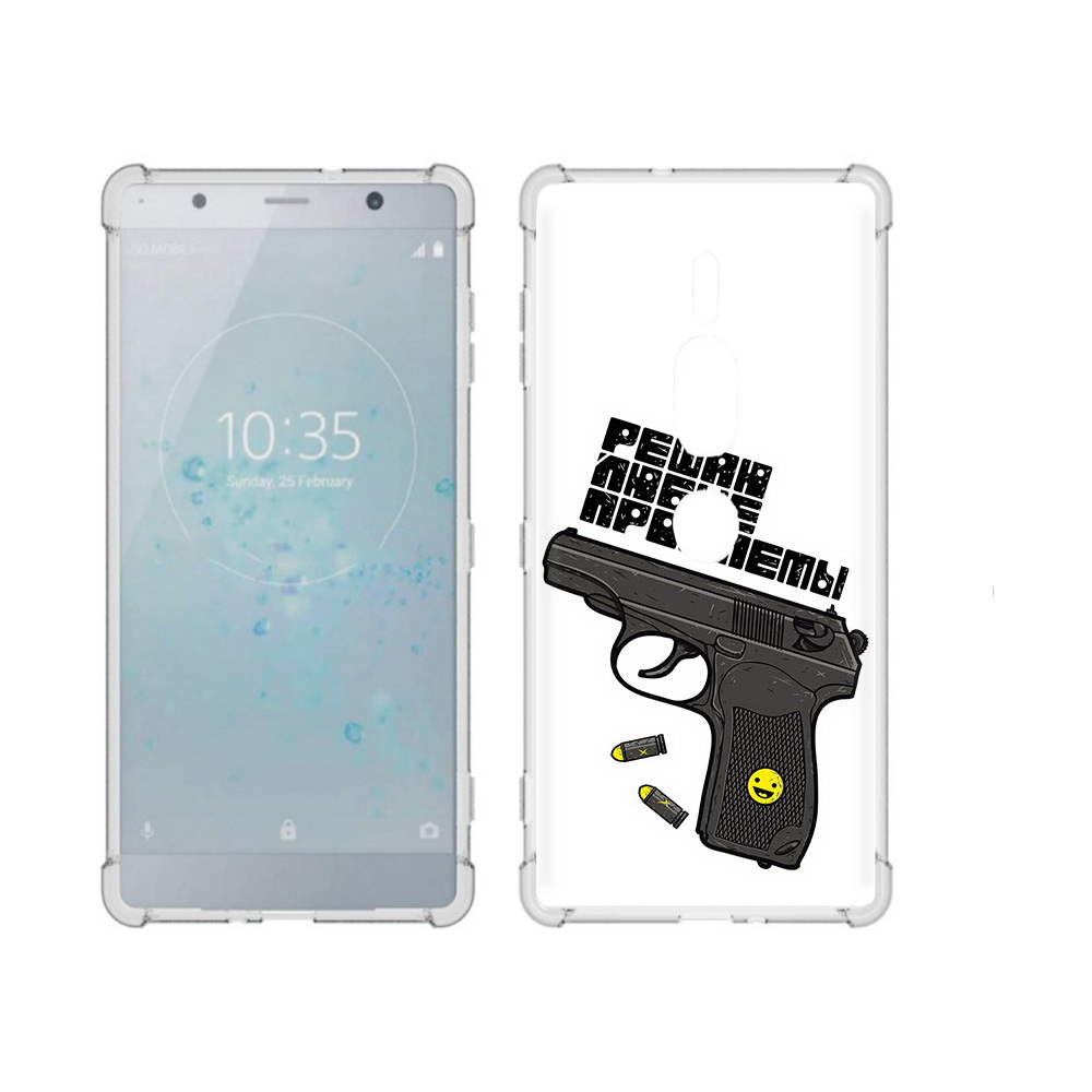 Чехол MyPads Tocco для Sony Xperia XZ2 Premium пистолет против проблем, Прозрачный, Tocco
Чехол MyPads Tocco для Sony Xperia XZ2 Premium пистолет против проблем, Прозрачный, Tocco