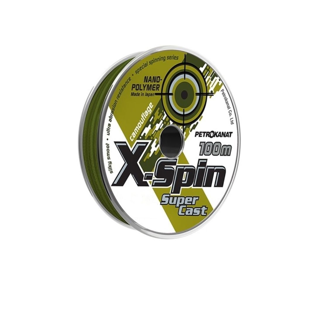 Монофильная леска для рыбалки Petrokanat X-Spin Camouflage (3 / 0.35 / 12 / 3 / хаки /, Зеленый, X-Spin
Монофильная леска для рыбалки Petrokanat X-Spin Camouflage (3 / 0.35 / 12 / 3 / хаки /, Зеленый, X-Spin