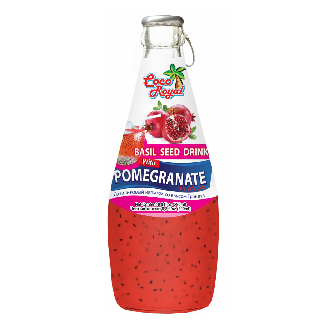 Напиток Coco Royal с семенами базилика и вкусом граната безалкогольный негазирован 250 мл
Напиток Coco Royal с семенами базилика и вкусом граната безалкогольный негазирован 250 мл