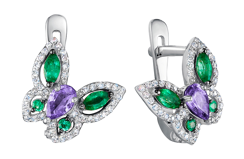 Серьги из белого золота с бриллиантом Vesna jewelry 22003-256-205-00, 22003-256-205-00
Серьги из белого золота с бриллиантом Vesna jewelry 22003-256-205-00, 22003-256-205-00