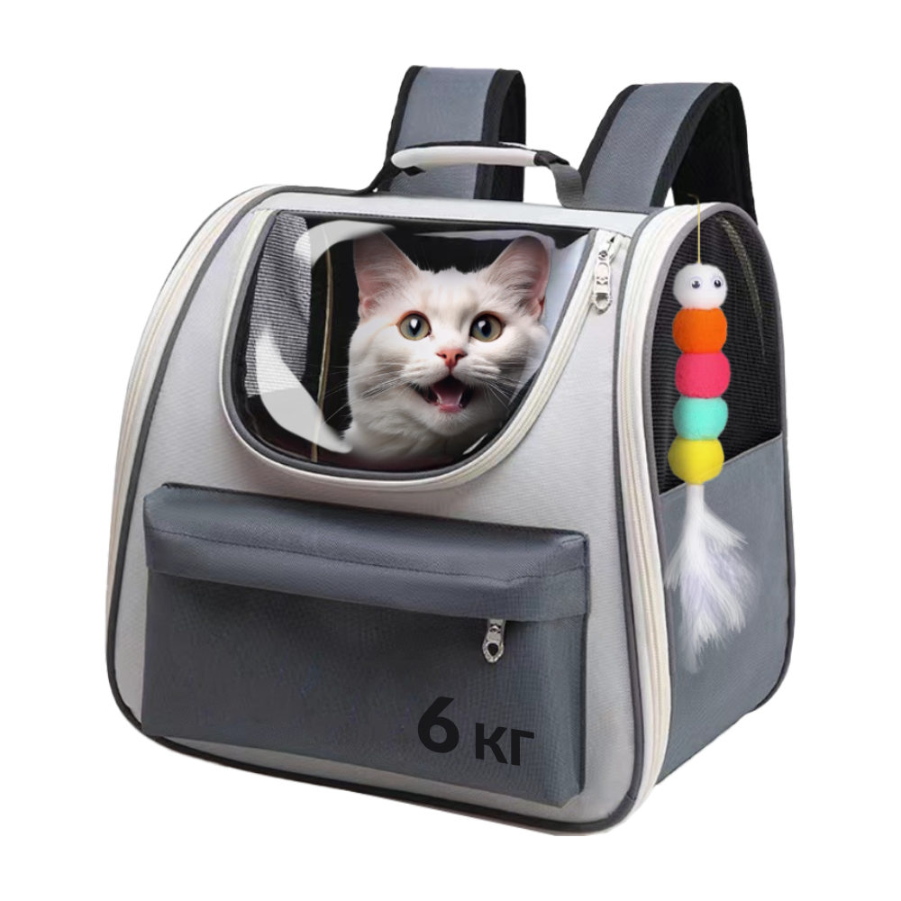 Рюкзак для кошек и собак SuperPets серый, оксфорд, водостойкий, 34x25x37 см, переноска
Рюкзак для кошек и собак SuperPets серый, оксфорд, водостойкий, 34x25x37 см, переноска