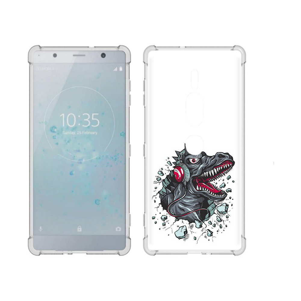 Чехол MyPads Tocco для Sony Xperia XZ2 Premium Нарисованный динозавр в наушниках, Прозрачный, Tocco
Чехол MyPads Tocco для Sony Xperia XZ2 Premium Нарисованный динозавр в наушниках, Прозрачный, Tocco