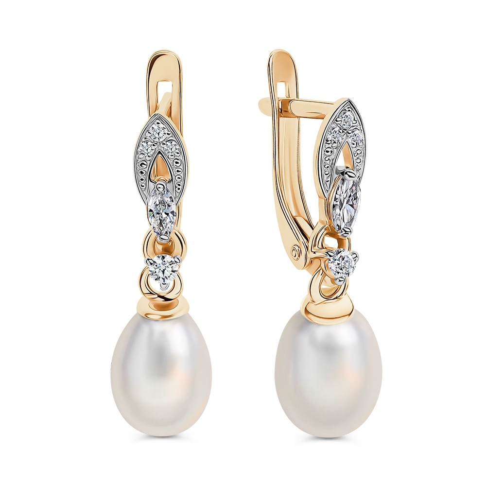 Серьги подвески из золота 585Gold 202014428, жемчуг культивированный/фианит, 202014428
Серьги подвески из золота 585Gold 202014428, жемчуг культивированный/фианит, 202014428