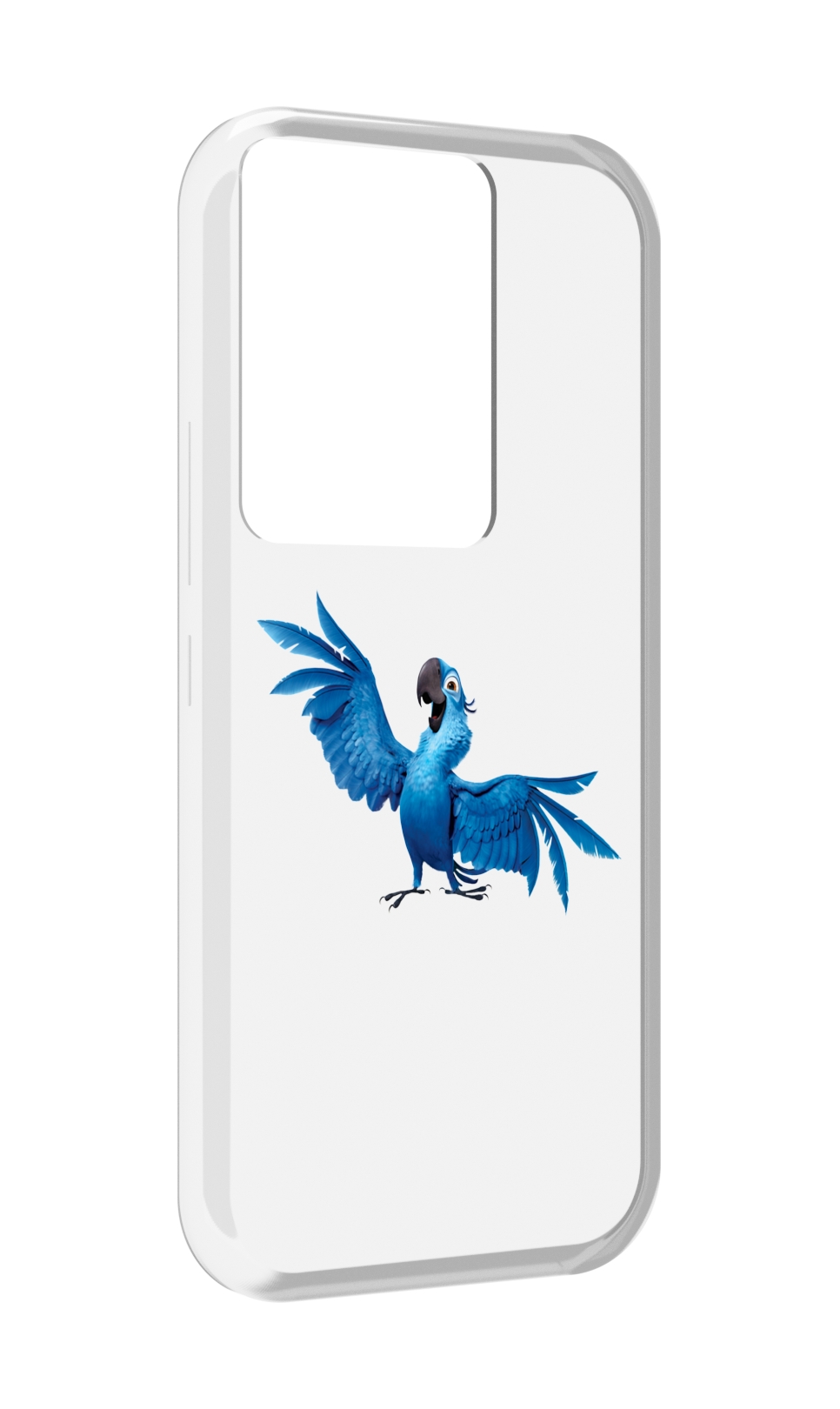 Чехол MyPads голубой-попугайчик для Itel Vision 3 Plus / Itel P38 Pro, Прозрачный, Tocco 
Чехол MyPads голубой-попугайчик для Itel Vision 3 Plus / Itel P38 Pro, Прозрачный, Tocco