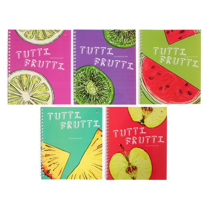 Тетрадь А5+, 48 листов в клетку на гребне FRESH&FRUITY, обложка мелованный картон, глянцев
Тетрадь А5+, 48 листов в клетку на гребне FRESH&FRUITY, обложка мелованный картон, глянцев