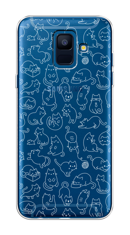 Чехол Awog на Samsung Galaxy A6 "Шкодливые котики", Черный;белый;серый, 25950-2
Чехол Awog на Samsung Galaxy A6 "Шкодливые котики", Черный;белый;серый, 25950-2