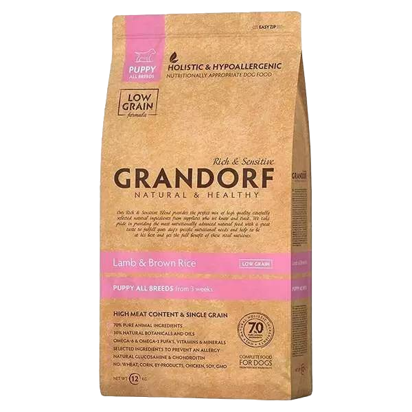 Сухой корм для щенков GRANDORF JUNIOR ALL BREEDS LAMB & RICE, ягненок, рис, 2шт по 12кг
Сухой корм для щенков GRANDORF JUNIOR ALL BREEDS LAMB & RICE, ягненок, рис, 2шт по 12кг