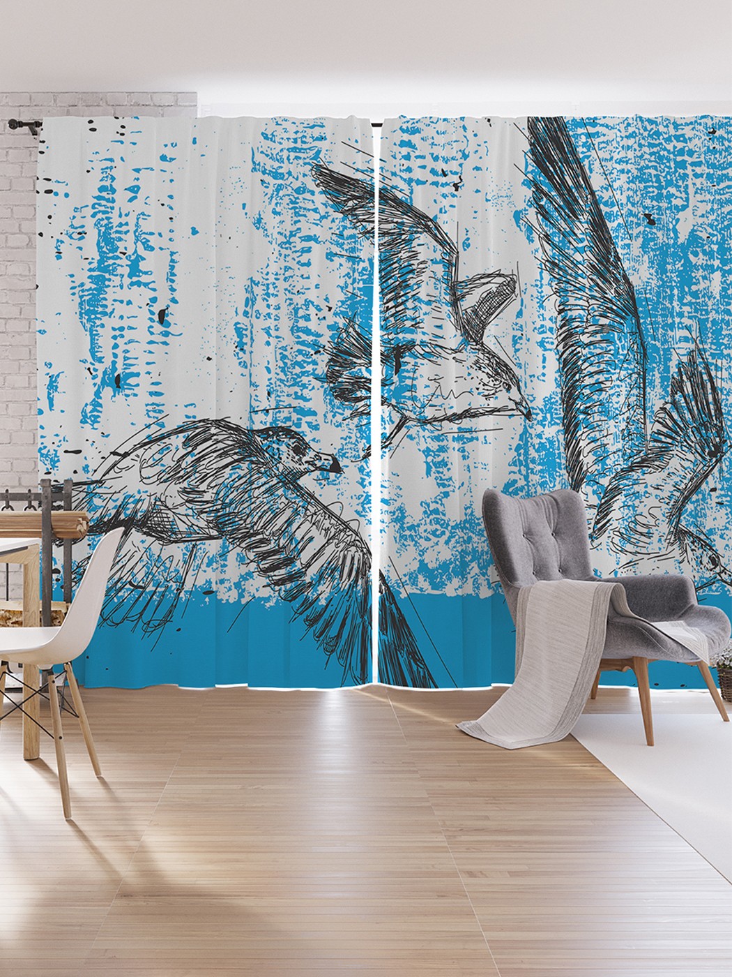 Шторы под лён JoyArty "Призрачные чайки", серия Oxford DeLux, 340х265 см, Призрачные чайки
Шторы под лён JoyArty "Призрачные чайки", серия Oxford DeLux, 340х265 см, Призрачные чайки