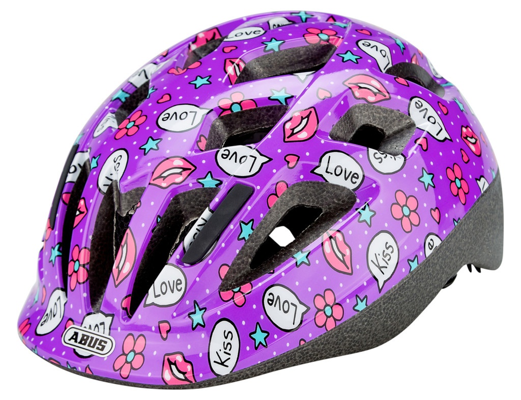 фото Велосипедный шлем abus smooty 2.0, purple kisses, m