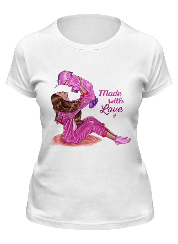 Футболка женская Printio Made with love мама брюнетка с дочкой белая M, Белый, Made with love мама брюнетка с дочкой
Футболка женская Printio Made with love мама брюнетка с дочкой белая M, Белый, Made with love мама брюнетка с дочкой