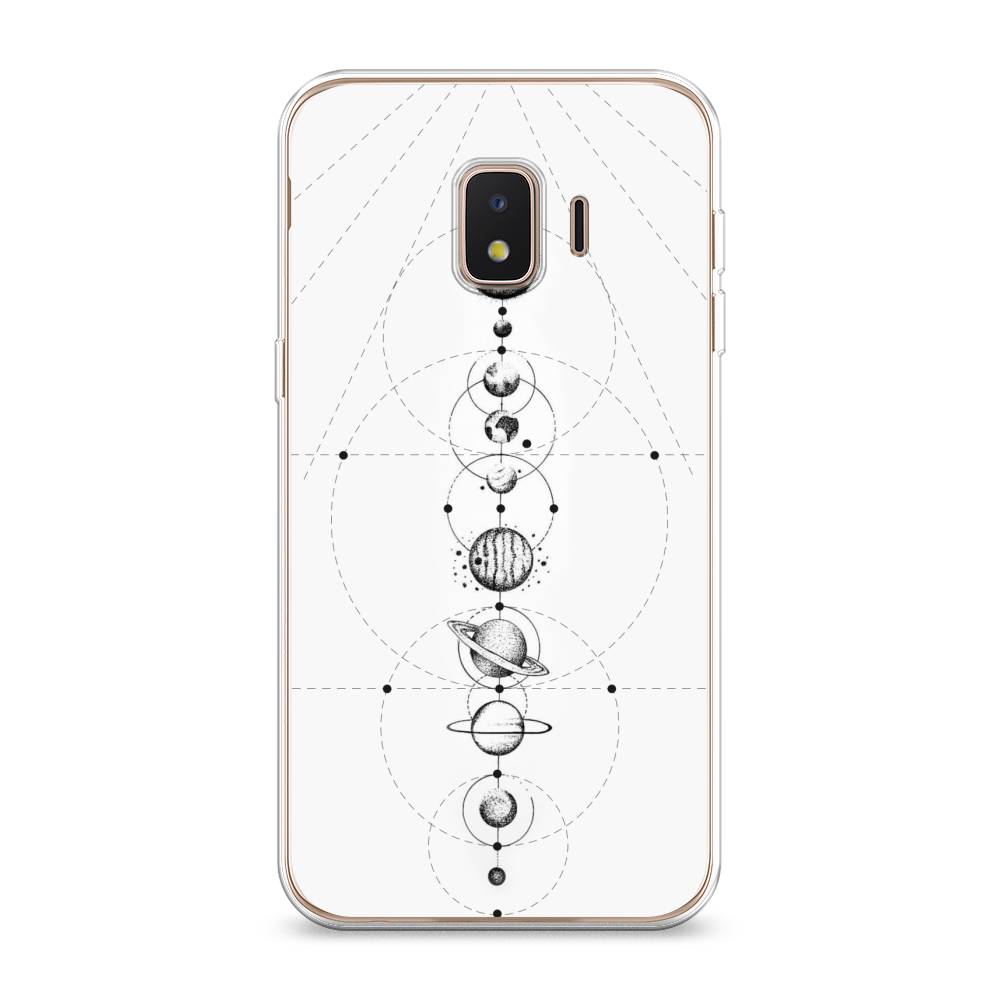 Чехол на Samsung Galaxy J2 Core (2020) "Парад планет", Серый, 2100550-2 
Чехол на Samsung Galaxy J2 Core (2020) "Парад планет", Серый, 2100550-2
