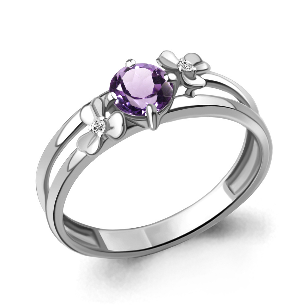 Кольцо из серебра с аметистом р. 17,5 Aquamarine 6956204А_925_р, 6956204А_925_р
Кольцо из серебра с аметистом р. 17,5 Aquamarine 6956204А_925_р, 6956204А_925_р