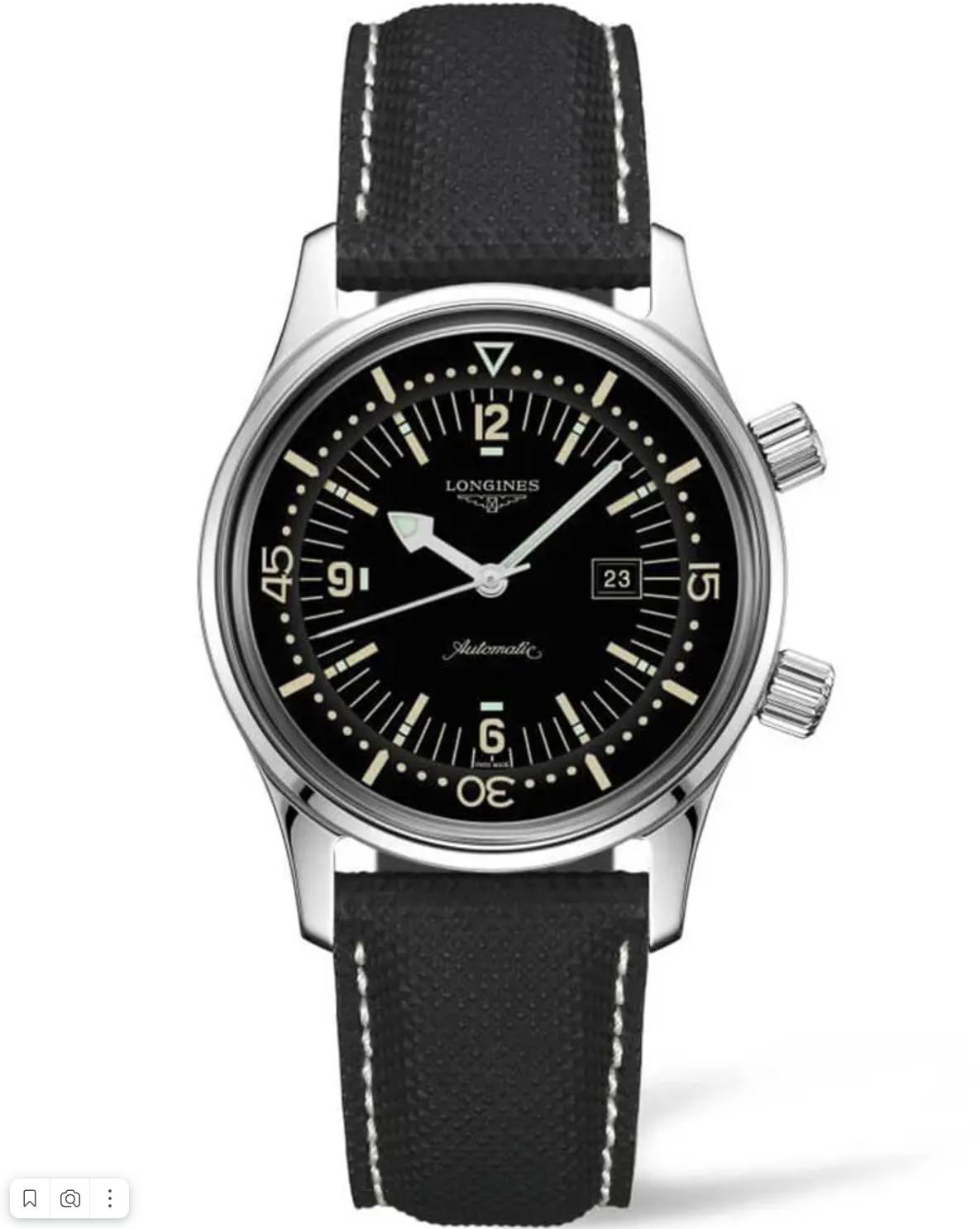 Наручные часы женские Longines The Longines Legend Diver Watch L3.374.4.50.0, The Longines Legend Diver Watch L3.374.4.50.0
Наручные часы женские Longines The Longines Legend Diver Watch L3.374.4.50.0, The Longines Legend Diver Watch L3.374.4.50.0
