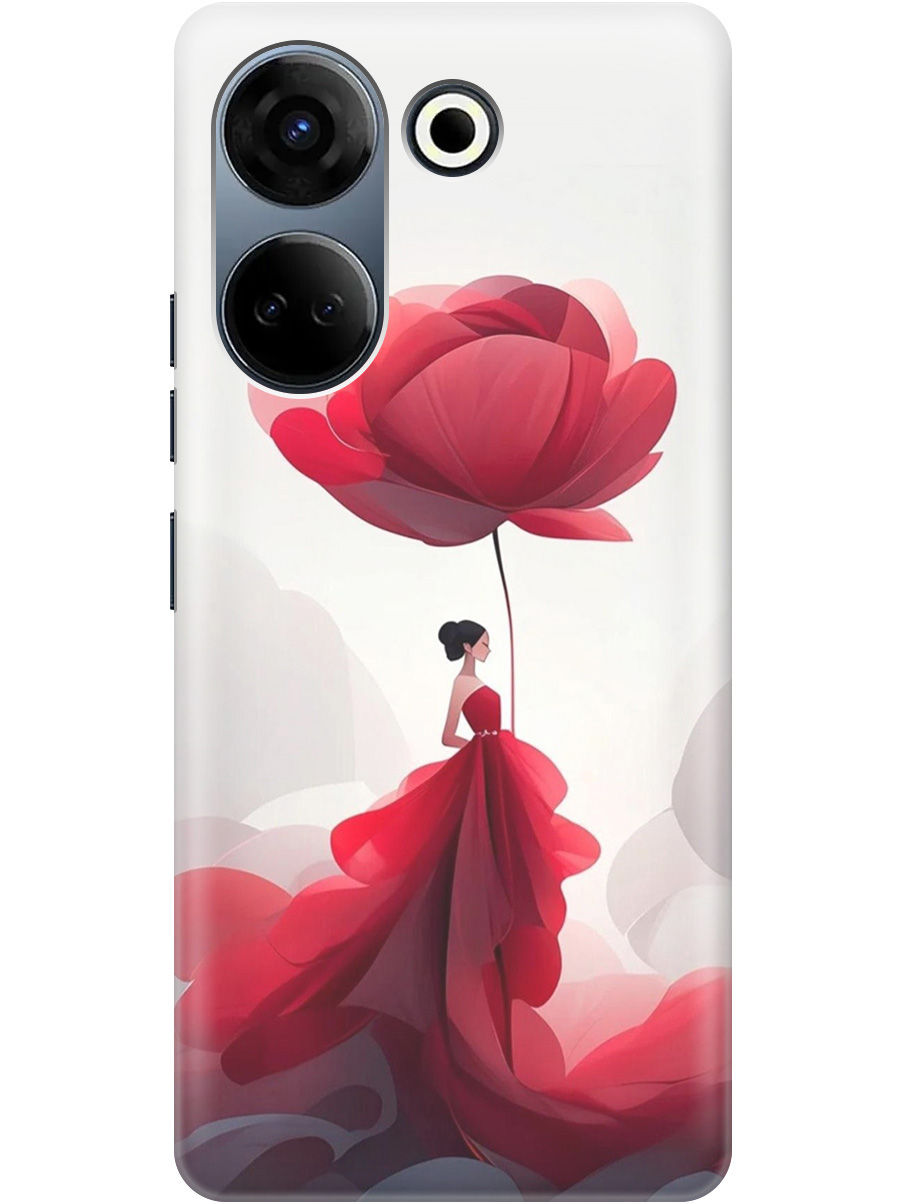 Силиконовый чехол на Tecno Camon 20 / 20 Pro с рисунком "Цветочная девушка в красном", Белый;красный, 20000097
Силиконовый чехол на Tecno Camon 20 / 20 Pro с рисунком "Цветочная девушка в красном", Белый;красный, 20000097