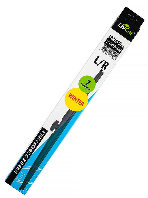 Щетка стеклоочистителя LIVCAR WIPER WINTER LCDV1845W зимняя 18"/450 мм, LCDV1845W
Щетка стеклоочистителя LIVCAR WIPER WINTER LCDV1845W зимняя 18"/450 мм, LCDV1845W