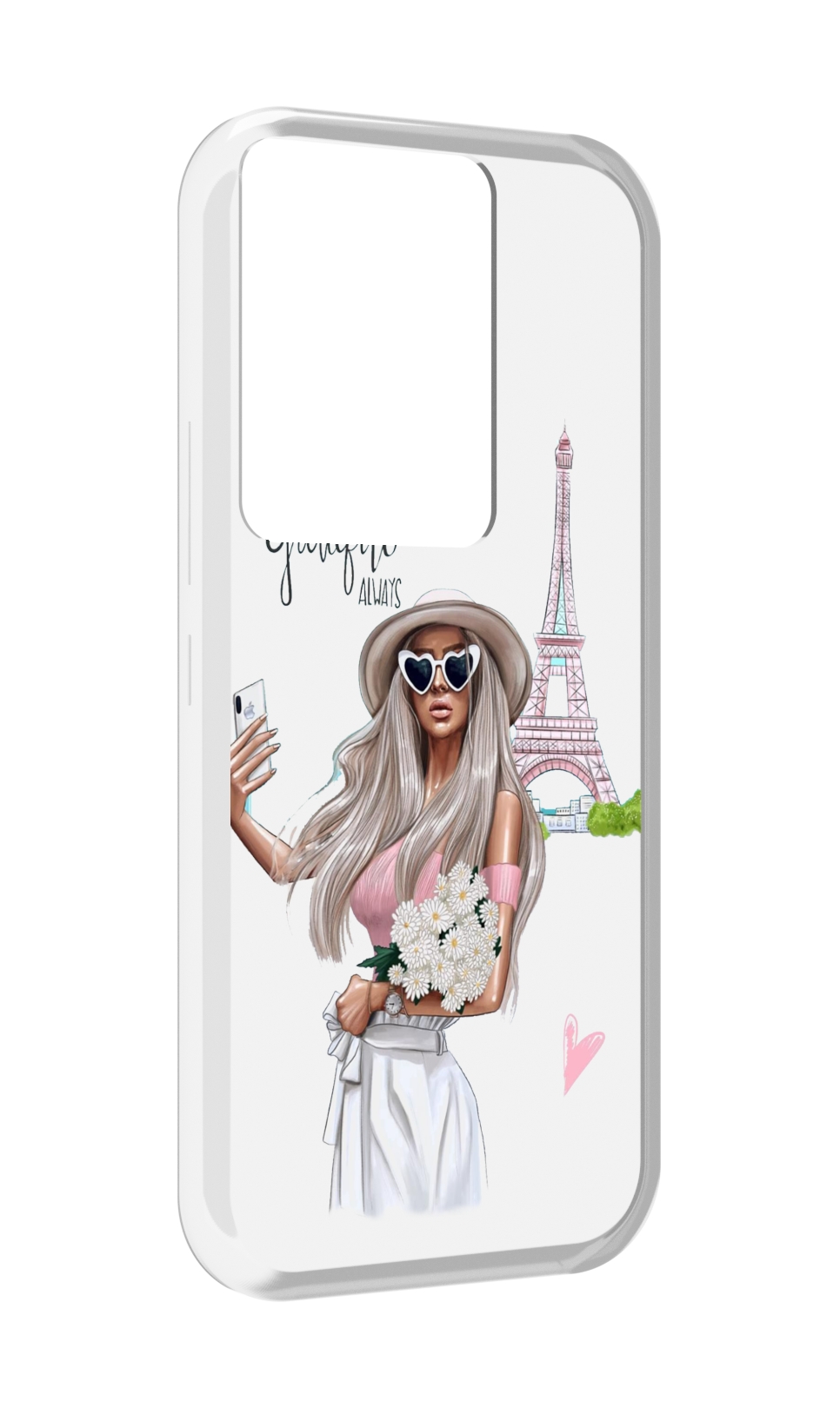 Чехол MyPads Селфи-в-Париже женский для Itel Vision 3 Plus / Itel P38 Pro, Прозрачный, Tocco
Чехол MyPads Селфи-в-Париже женский для Itel Vision 3 Plus / Itel P38 Pro, Прозрачный, Tocco