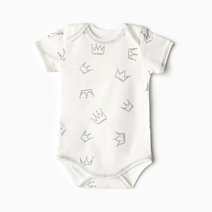 Боди детское Bloom Baby Короны с коротким рукавом, молочный, 74, Белый, Короны с коротким рукавом
Боди детское Bloom Baby Короны с коротким рукавом, молочный, 74, Белый, Короны с коротким рукавом