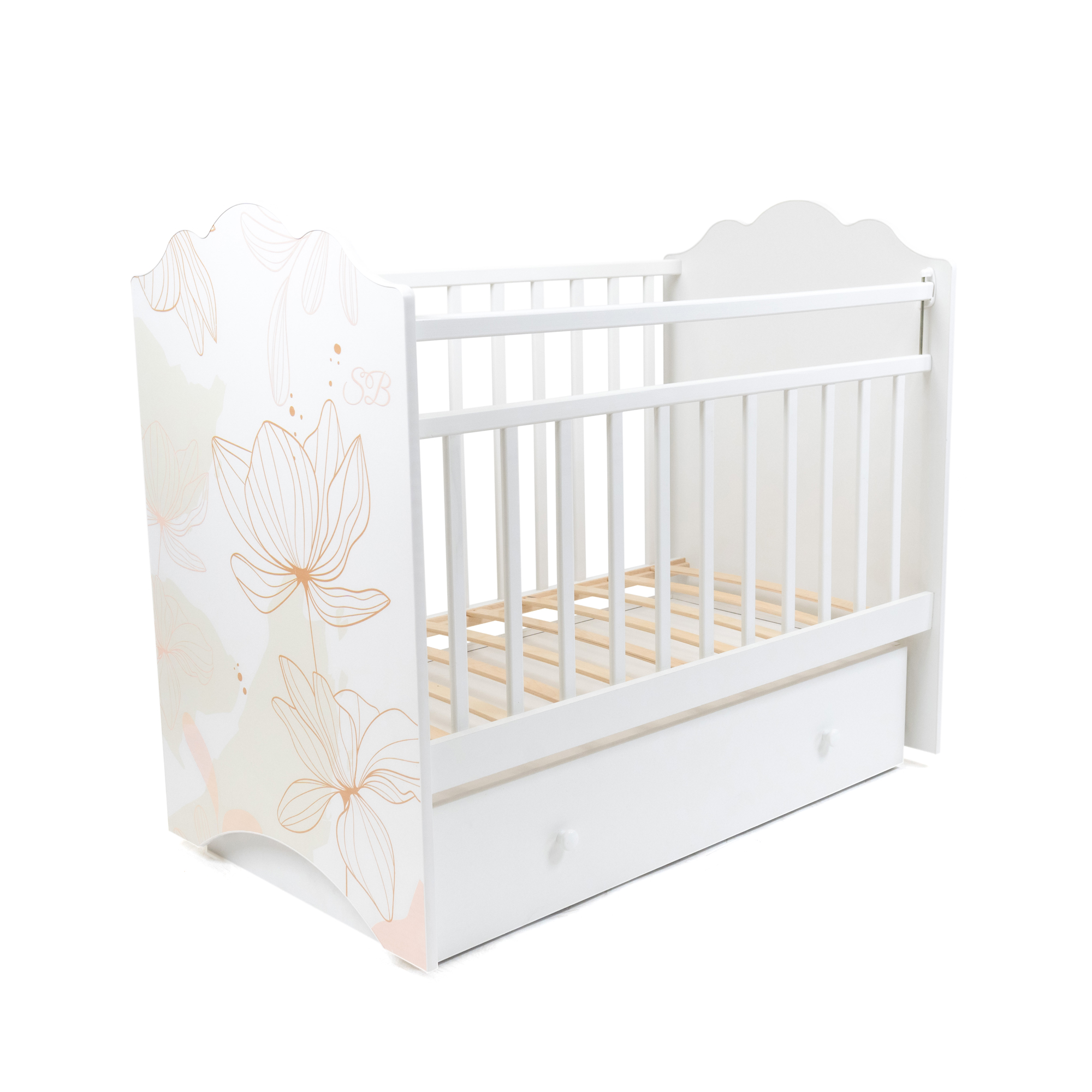 Кровать детская Sweet Baby Beatrice маятник с ящиком Bianco белый, Sweet Baby 426686
Кровать детская Sweet Baby Beatrice маятник с ящиком Bianco белый, Sweet Baby 426686