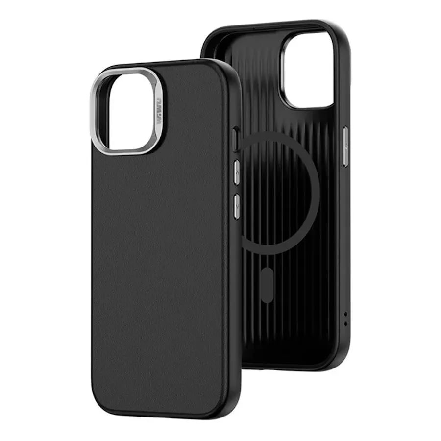 Кожаный чехол с поддержкой MagSafe для iPhone 15 I WiWU SP-019ll black, Черный, SP-019ll
Кожаный чехол с поддержкой MagSafe для iPhone 15 I WiWU SP-019ll black, Черный, SP-019ll