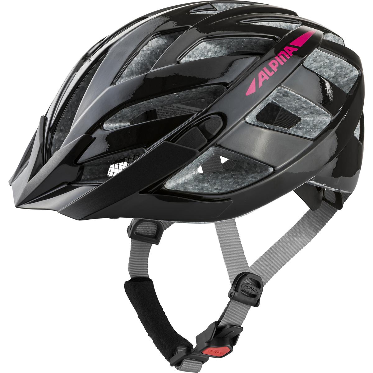 фото Велошлем alpina 2022 panoma 2.0 black-pink gloss (см:52-57)