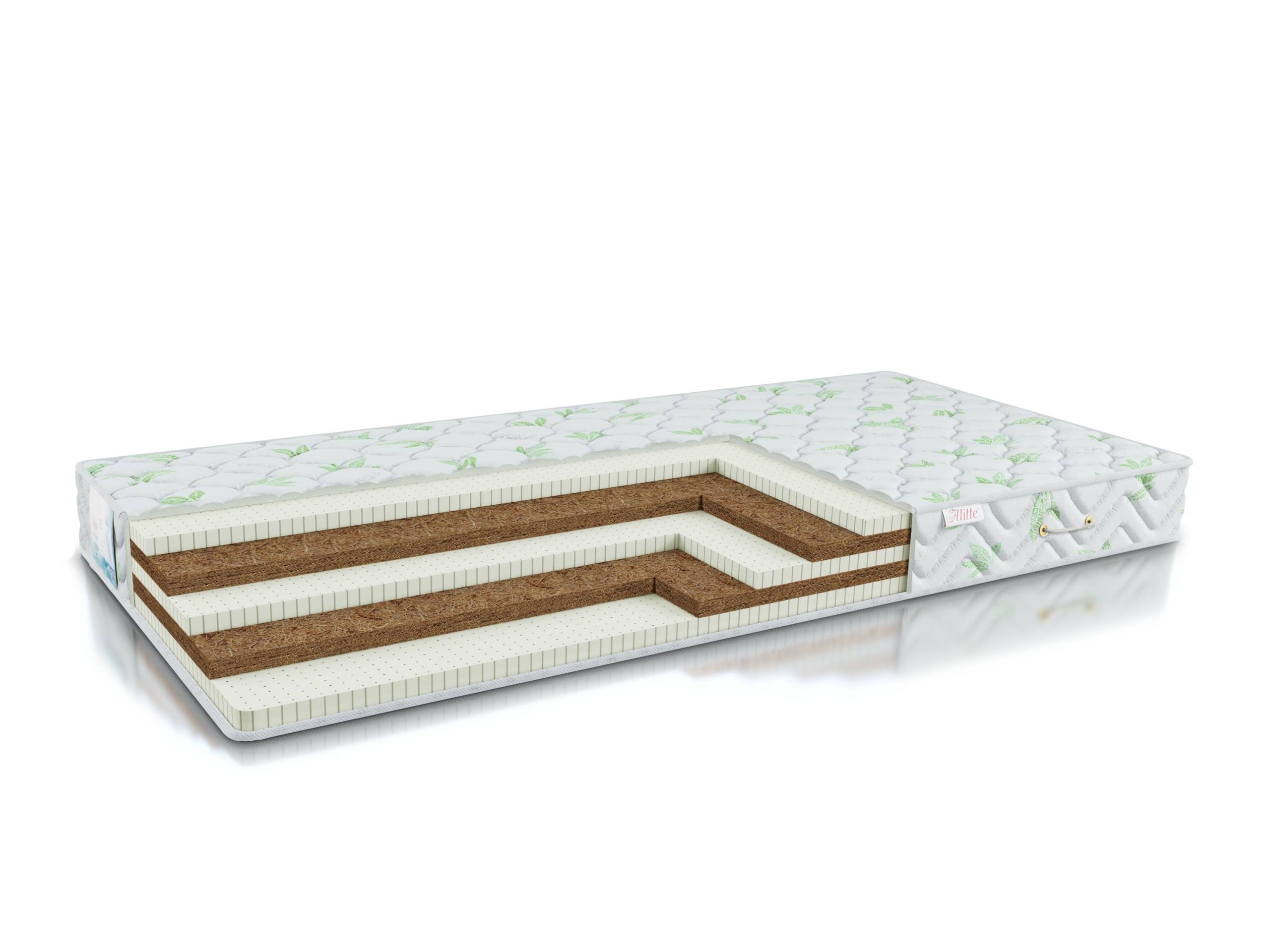 Матрас анатомический беспружинный Alitte Da Vinci organic Standard M-15-N 120х190х15, Белый, Da Vinci organic Standard M-15-N
Матрас анатомический беспружинный Alitte Da Vinci organic Standard M-15-N 120х190х15, Белый, Da Vinci organic Standard M-15-N