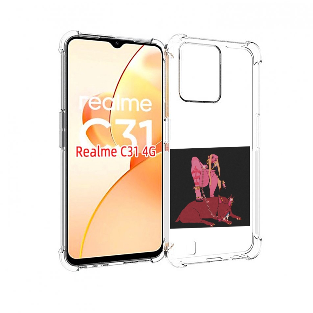 Чехол MyPads девушка с собакой на цепи нарисованная женский для OPPO Realme C31, Прозрачный, Tocco
Чехол MyPads девушка с собакой на цепи нарисованная женский для OPPO Realme C31, Прозрачный, Tocco
