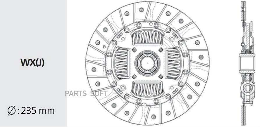 VALEO PHC Диск сцепления HYUNDAI Tucson (04-) (2.0 D) KIA Sportage (04-) (2.0 D) HD119
VALEO PHC Диск сцепления HYUNDAI Tucson (04-) (2.0 D) KIA Sportage (04-) (2.0 D) HD119