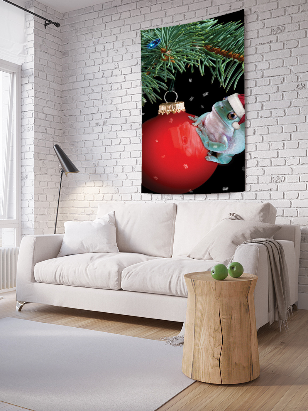 Вертикальное фотопанно на стену JoyArty Новогодняя лягушка 150x200 см, Новогодняя лягушка
Вертикальное фотопанно на стену JoyArty Новогодняя лягушка 150x200 см, Новогодняя лягушка