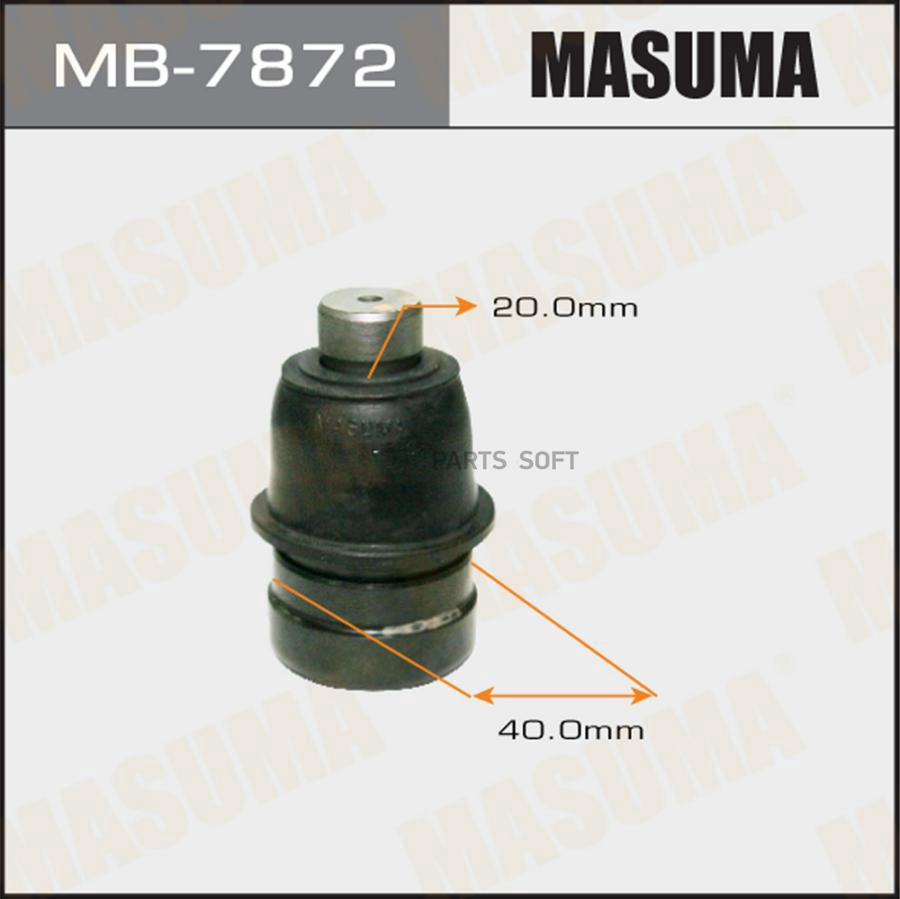 Опора Шаровая Нижняя Mitsubishi Airtrek I/Lancer Viii/Outlander Ii 03>12 Masuma Mb7872
Опора Шаровая Нижняя Mitsubishi Airtrek I/Lancer Viii/Outlander Ii 03>12 Masuma Mb7872