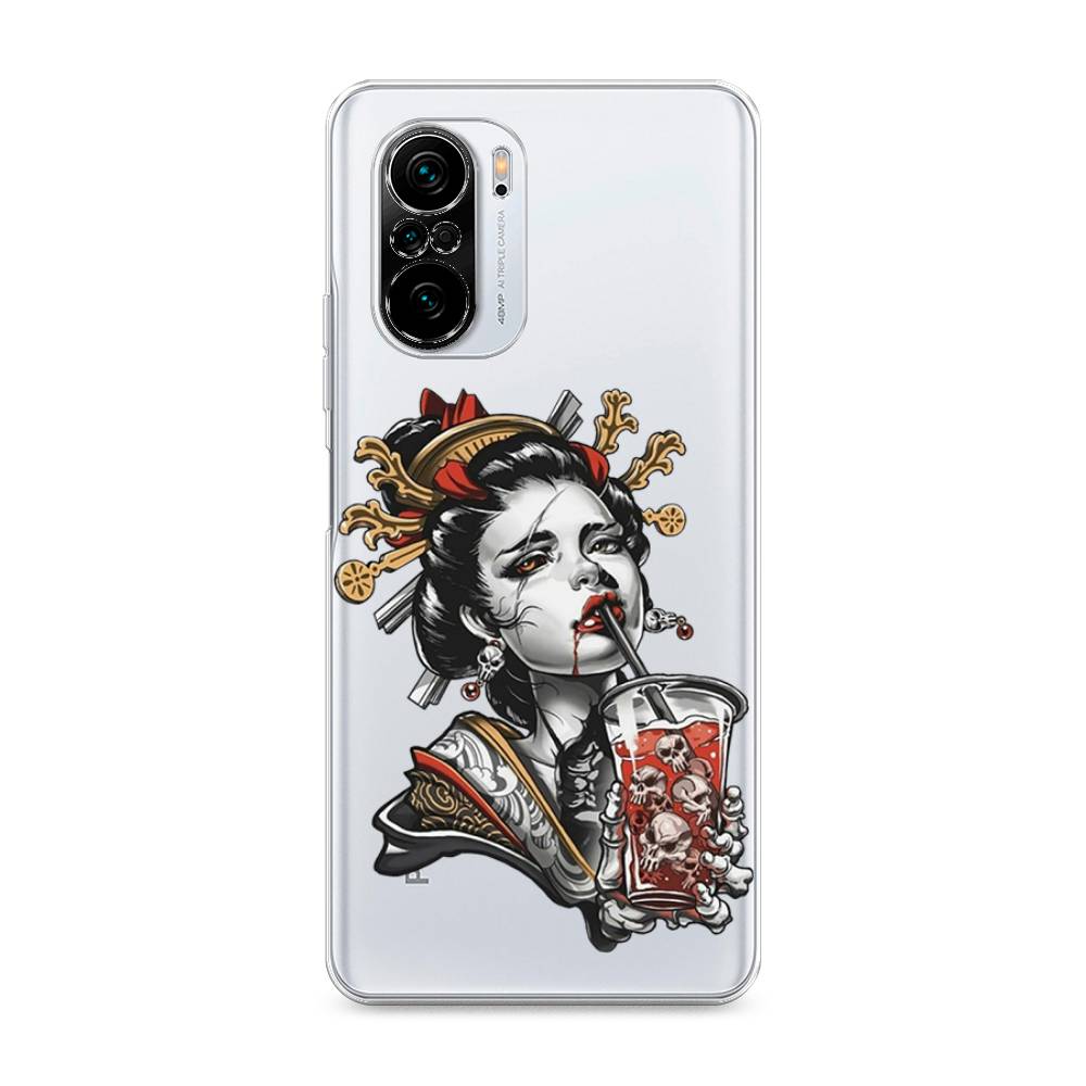 Чехол для Xiaomi Poco F3/Redmi K40/Mi 11i "Опасная гейша", Красный;черный;серый, 310150-4 
Чехол для Xiaomi Poco F3/Redmi K40/Mi 11i "Опасная гейша", Красный;черный;серый, 310150-4