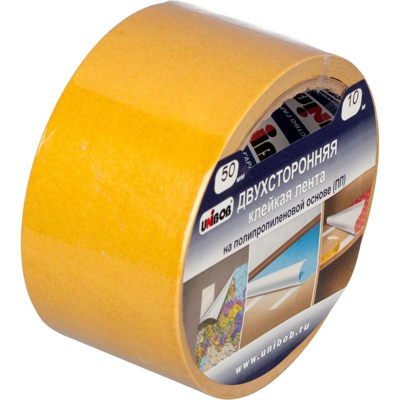 Клейкая лента двусторонняя Unibob (50мм x 10м, 80мкм, белая, на основе ПП) 36шт, Белый
Клейкая лента двусторонняя Unibob (50мм x 10м, 80мкм, белая, на основе ПП) 36шт, Белый