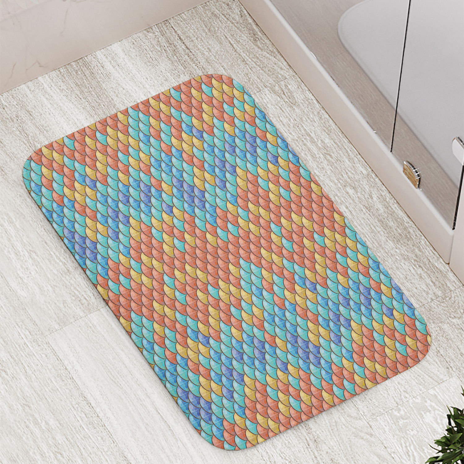 Коврик противоскользящий JoyArty "Цветная чешуя" для ванной, сауны, бассейна, 77х52 см, Цветная чешуя
Коврик противоскользящий JoyArty "Цветная чешуя" для ванной, сауны, бассейна, 77х52 см, Цветная чешуя
