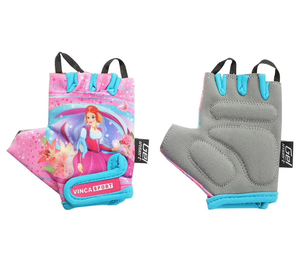 Перчатки велосипедные детские Vinca Sport Princess Kate VG 952 р.3XS-4XS, розовый, Голубой;серый;розовый, Princess Kate VG 952
Перчатки велосипедные детские Vinca Sport Princess Kate VG 952 р.3XS-4XS, розовый, Голубой;серый;розовый, Princess Kate VG 952