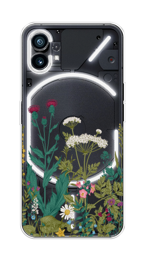 Чехол на Nothing Phone (1) "Дикие полевые цветы", Зеленый;розовый;белый, 3300150-2
Чехол на Nothing Phone (1) "Дикие полевые цветы", Зеленый;розовый;белый, 3300150-2