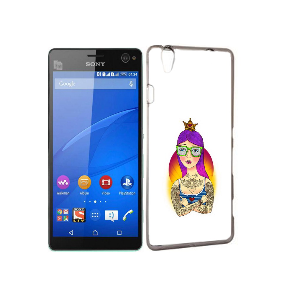 Чехол MyPads Tocco для Sony Xperia C4 девушка в татуировках с короной, Прозрачный, Tocco
Чехол MyPads Tocco для Sony Xperia C4 девушка в татуировках с короной, Прозрачный, Tocco