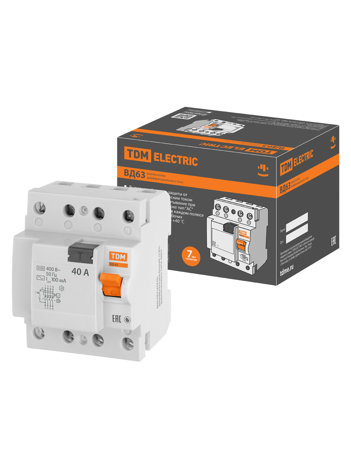 Устройство защитного отключения TDM ELECTRIC ВД63 4Р 40А 100мА (электронное) SQ0220-0031, ВД63 (электронное)
Устройство защитного отключения TDM ELECTRIC ВД63 4Р 40А 100мА (электронное) SQ0220-0031, ВД63 (электронное)