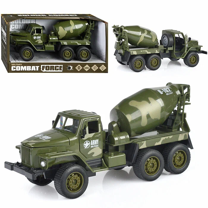 Машина военная 022MD-3 "Бетономешалка" (свет, звук) в коробке, Зеленый, Транспорт и спецтехника электрифицированные
Машина военная 022MD-3 "Бетономешалка" (свет, звук) в коробке, Зеленый, Транспорт и спецтехника электрифицированные