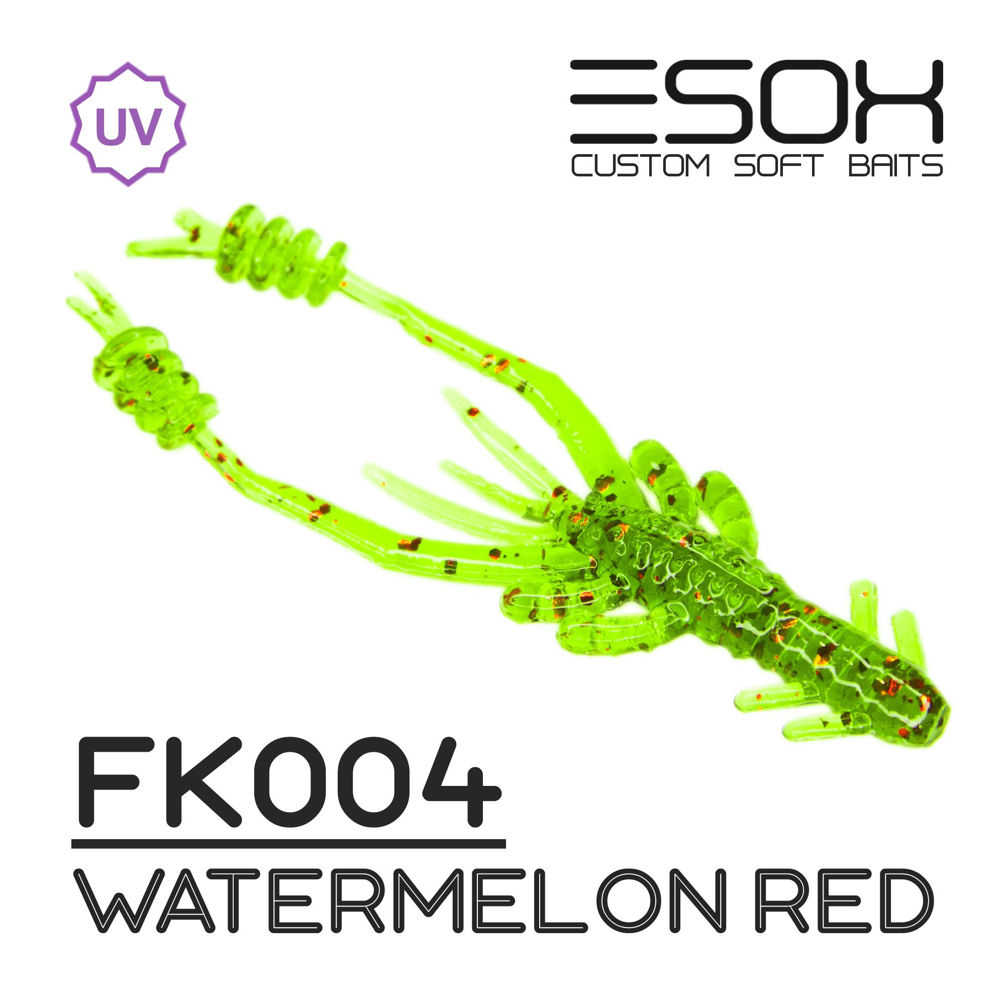 Силиконовая приманка Esox Swish Shrimp 50 мм цвет FK004 Watermelon Red 10 шт, Swish Shrimp
Силиконовая приманка Esox Swish Shrimp 50 мм цвет FK004 Watermelon Red 10 шт, Swish Shrimp
