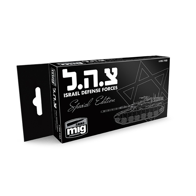 Набор акриловых красок AMMO MIG ISRAEL DEFENSE FORCES SPECIAL EDITION, обороните, AMIG7163
Набор акриловых красок AMMO MIG ISRAEL DEFENSE FORCES SPECIAL EDITION, обороните, AMIG7163