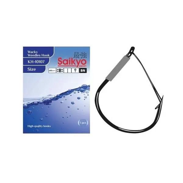 Одинарные крючки Saikyo Curve Shank №1/0 BN, антизацеп, с колечком, с бородкой, Черный, KH-10107
Одинарные крючки Saikyo Curve Shank №1/0 BN, антизацеп, с колечком, с бородкой, Черный, KH-10107