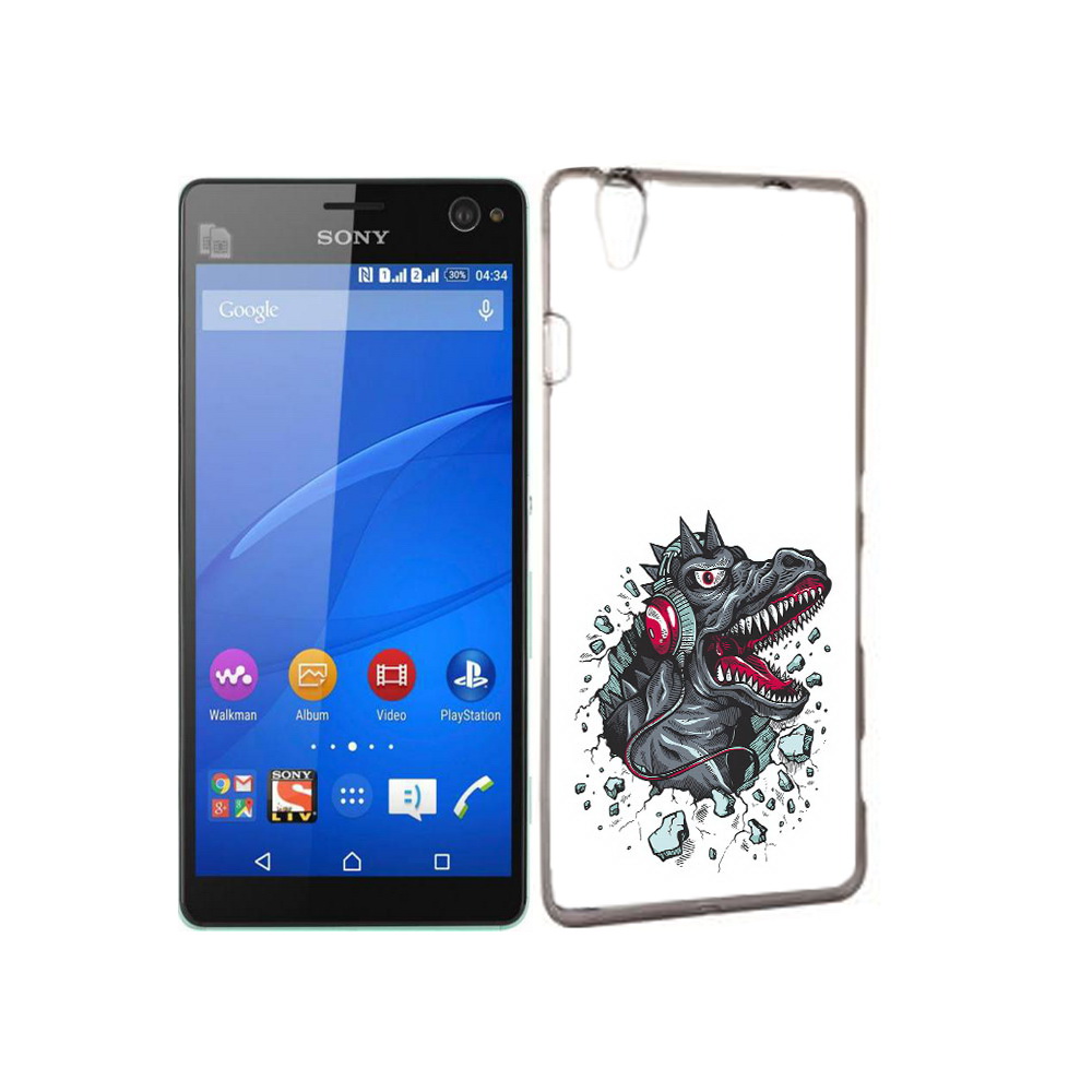 Чехол MyPads Tocco для Sony Xperia C4 Нарисованный динозавр в наушниках, Прозрачный, Tocco
Чехол MyPads Tocco для Sony Xperia C4 Нарисованный динозавр в наушниках, Прозрачный, Tocco
